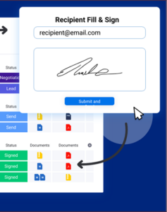 מערכת לחתימה דיגיטלית על מסמכים – FillFaster